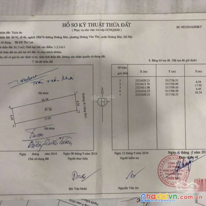 Chính chủ cần bán nhanh căn nhà tại hoàng mai, hà nội.
