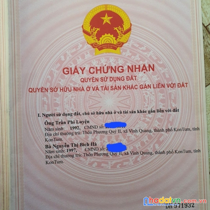 Sở hữu ngay lô đất địa thế đẹp tại xã ia chim, tp kon tum, tỉnh kon tum