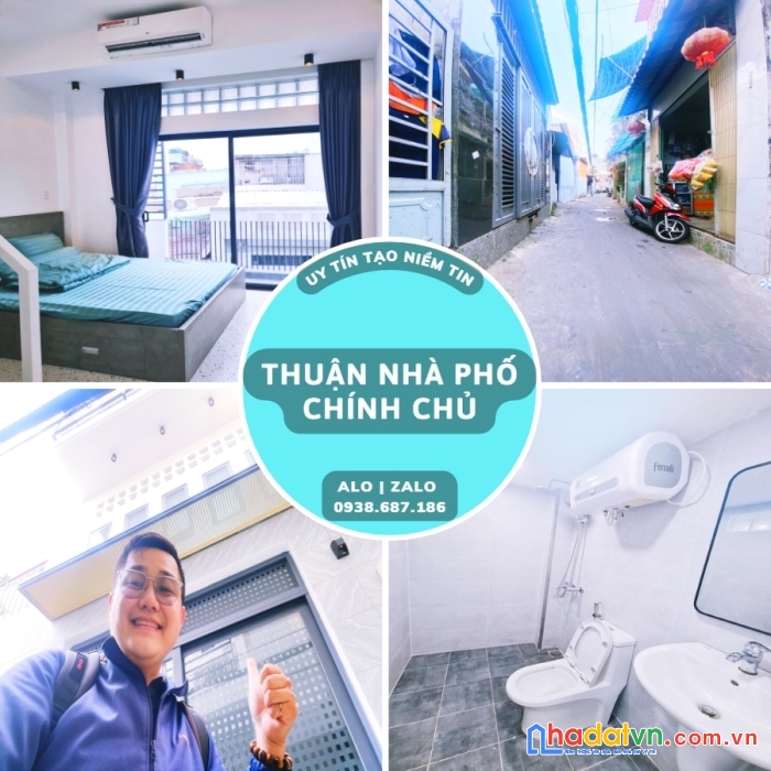 Nhà bán gò vấp, quang trung, 3 tầng full nội thất, đón ở ngay, 2 tỷ x