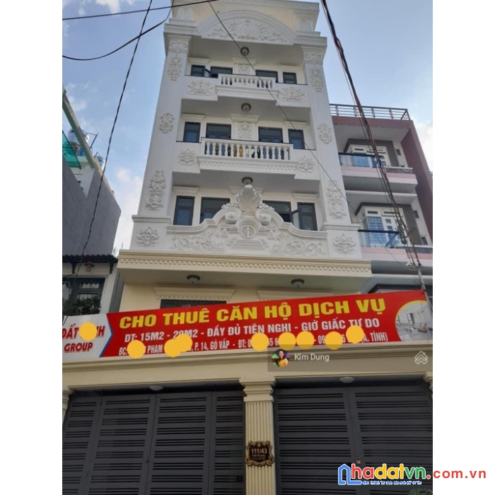 Bán căn hộ dịch vụ đường phạm văn chiêu, phường 14, quận gò vấp, 118m2 thu nhập gần 100tr/th 19tỷ