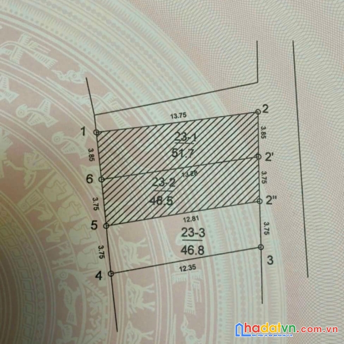Nhà tôi cần bán mảnh thổ cư ở miêu nha 46,8m - đường rộng 7m kinh doanh otô tải đỗ cửa - giá muốn