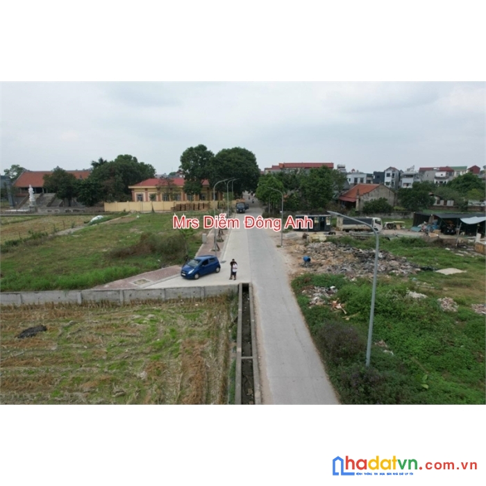 Nhỉnh 2 tỷ, mrs diễm cần bán 110m đất đấu giá trung tâm hà lâm, thụy lâm, đông anh.