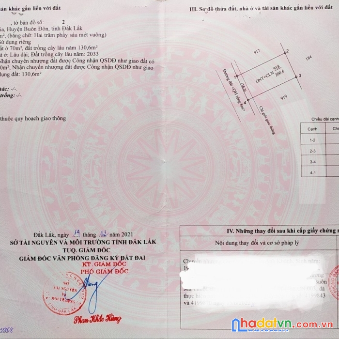 Chính chủ cần bán gấp lô đất vị trí siêu đẹp – giá đầu tư tại buôn đôn