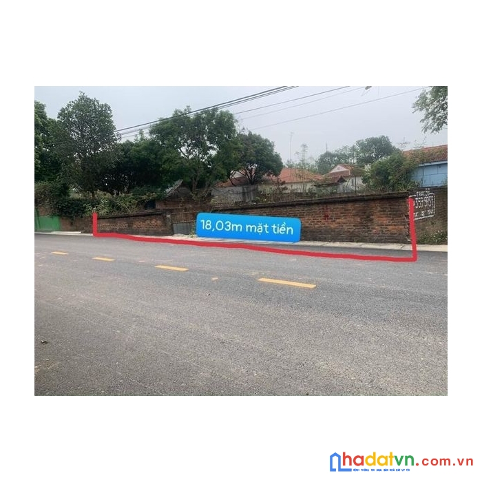Cần bán lô đất mt18m tại ngọc thanh - phúc yên - vĩnh phúc