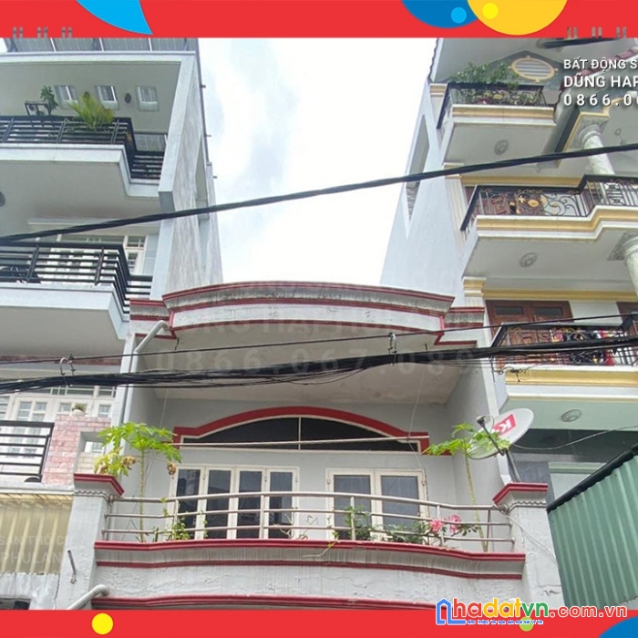 4,x tỷ. nhà hẻm 6m, 75m2, 2t. gần chung cư dream home, gò vấp.