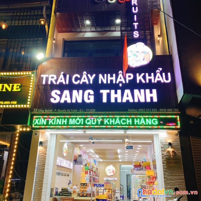 Trung tâm quận 1 ! chính chủ sang siêu thị hàng nhập khẩu hoặc mb kinh doanh vị trí bao đẹp
 đầu