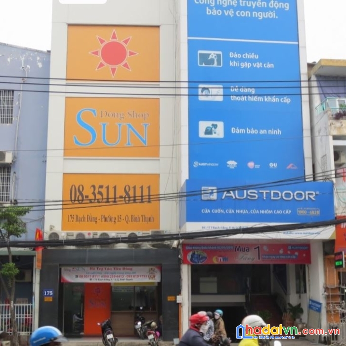 Bán tòa nhà 175 bạch đằng  p. 24, q. bình thạnh:  8m*39m