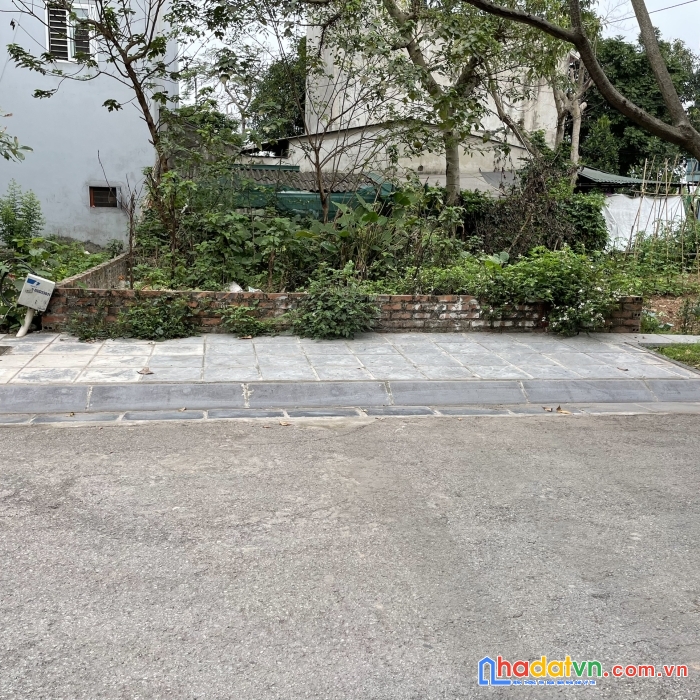 Bán đất cự khối long biên, mặt trục chính trải nhựa, vỉa hè, đất nở hậu, 142m, mt7m, 55tr
