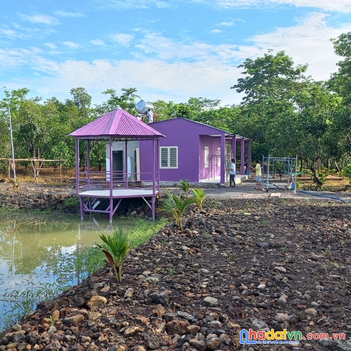 Bán 5250m đất vườn nghỉ dưỡng - nhà cấp 4 xã thanh son huyện định quán tỉnh đồng nai