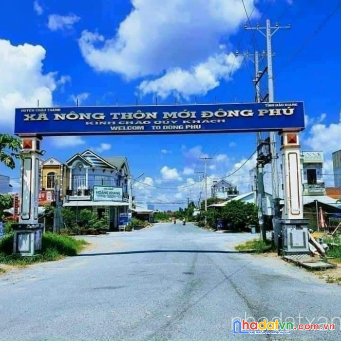 Chính chủ cần bán nhanh lô đất vị trí đẹp tại ấp phú nhơn, đông phú, châu thành - hậu giang