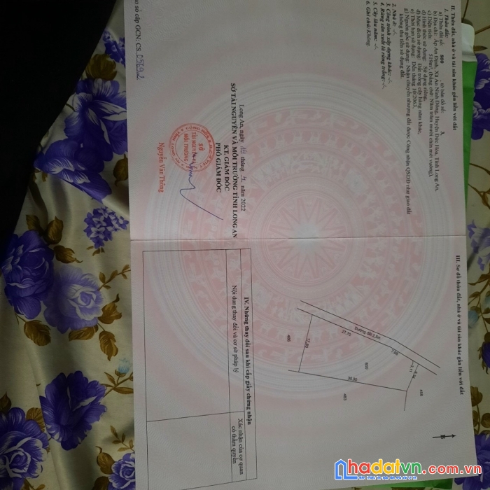 Cần bán lô đất mặt tiền vị trí đẹp tinh long an