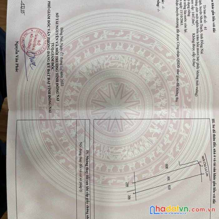 Tỉnh đồng nai ,chính chủ ! bán gấp 3 lô đất đẹp gần kề view sông ( rạch chà là lớn ) huyện nhơn