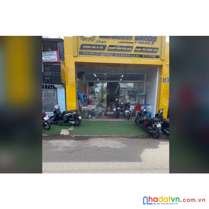 Cho thuê nhà mặt tiền 220 đường y moan, phường tân lợi, buôn ma thuột, đắk lắk