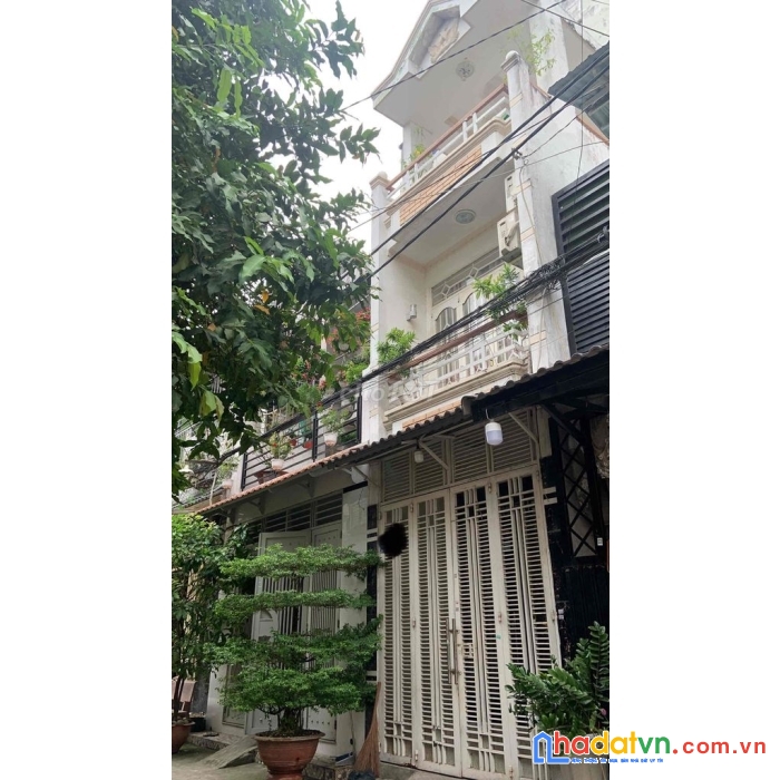 Nhà 3 tầng phan huy ích hẻm xe tải 8m thông- 90m2 sd -  3,9 tỷ tl