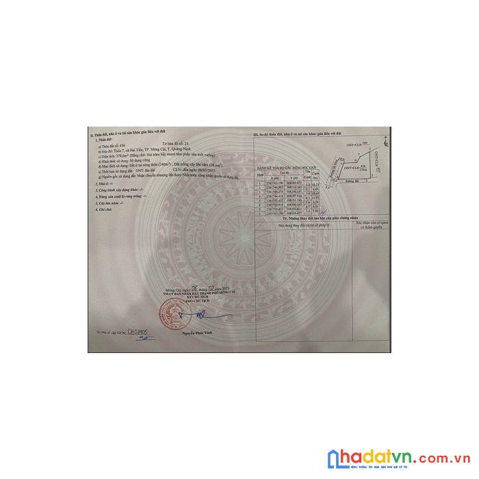 Chính chủ cần bán mảnh đất mặt đường