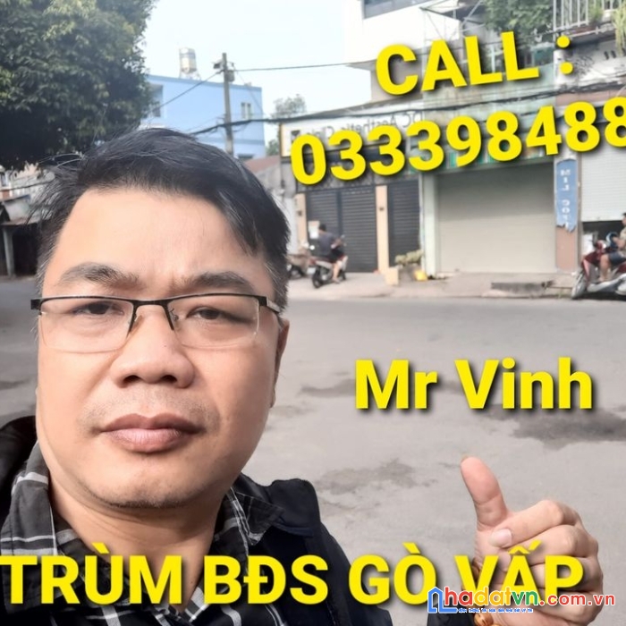 Bán gấp đất mặt tiền lê đức thọ gò vấp nhỉnh 7 tỷ