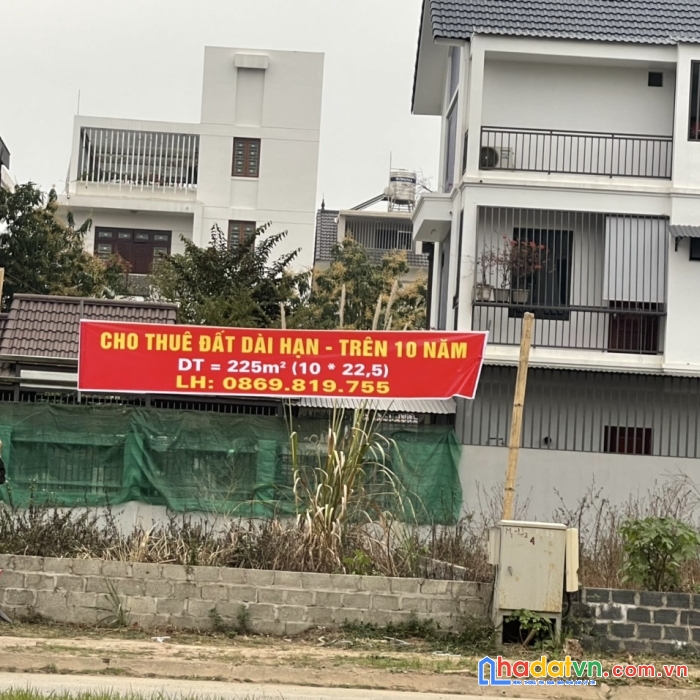 Chính chủ cần cho thuê lô đất dài hạn, vị trí siêu hot