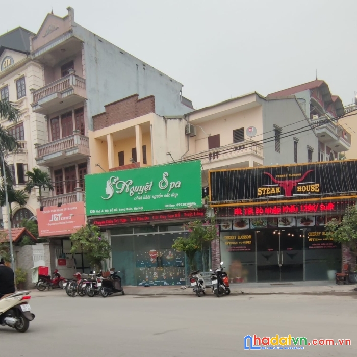 Bán đất mặt phố ái mộ bồ đề 144m2 mặt tiền 9m 14,4tỷ