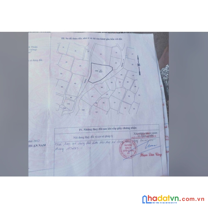 Bán lô đất có vườn táo đang thu hoạch thôn văn lâm 3, xã phước nam, thuận nam, ninh thuận