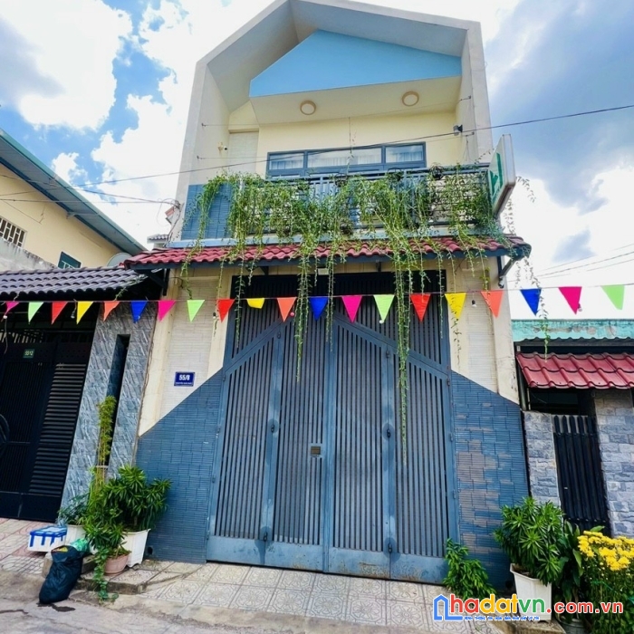 Rẻ nhất thị trường! bán gấp nhà 1 lầu 1 trệt mới đẹp 131m2 đường nhựa 6m