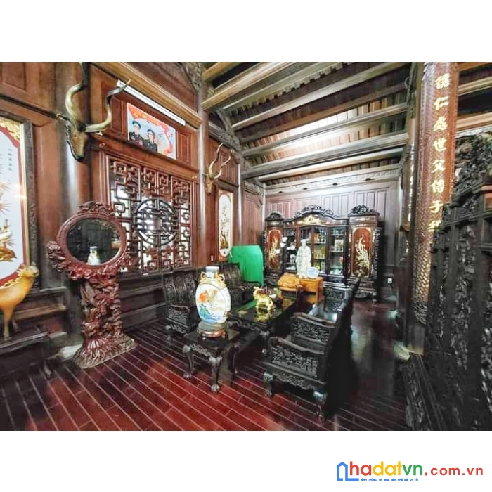 Bán nhà  long biên 850m2 12m mặt tiền, nhỉnh 60ty biệt thự gỗ đỉnh cao của doanh nhân