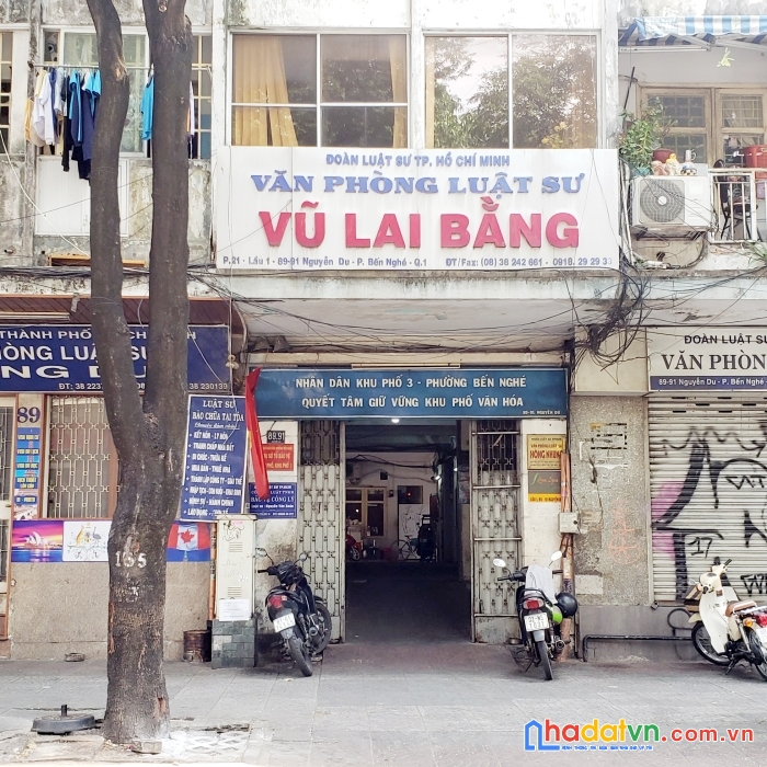 Cho thuê căn hộ lầu 2 cc 89-91 nguyễn du, p.bến nghé, q1 – dt : 32m2