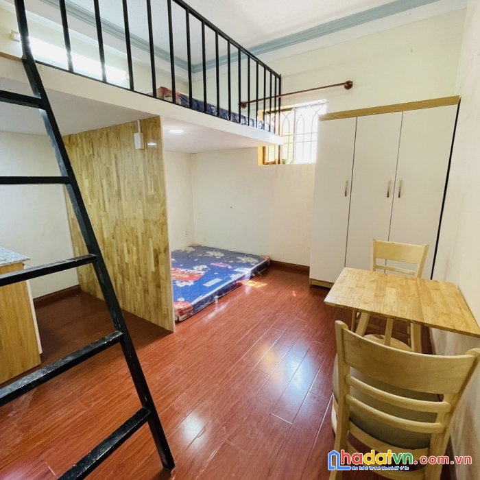 Cho thuê chdv 5tr quận 11 full nt- có gác- nuôi pet- free xe máy