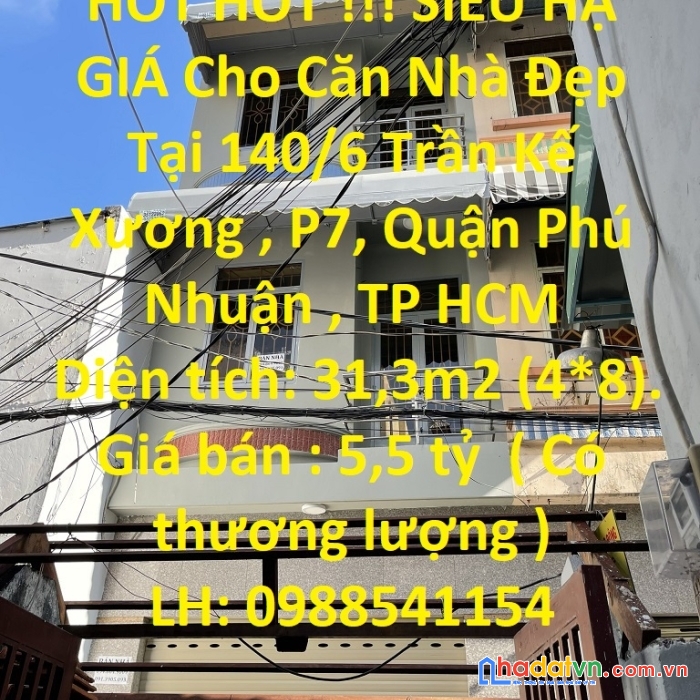 Hót hót !!! siêu hạ giá cho căn nhà đẹp tại quận  phú nhuận