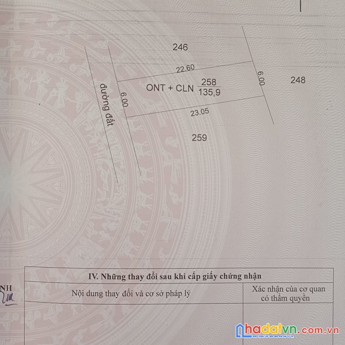Chính chủ cần bán miếng full thổ cư ngay chợ tân phong giá 295tr