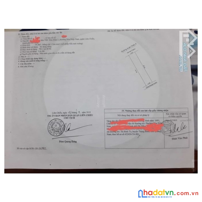 Chính chủ cần bán nhà 2 tầng đường xuân thiều 6 -quận liên chiểu- tp đà nẵng