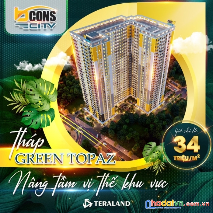 Bán căn căn hộ 2pn+2vs bcons dian vào ở liền giá từ 1ty7-1ty9