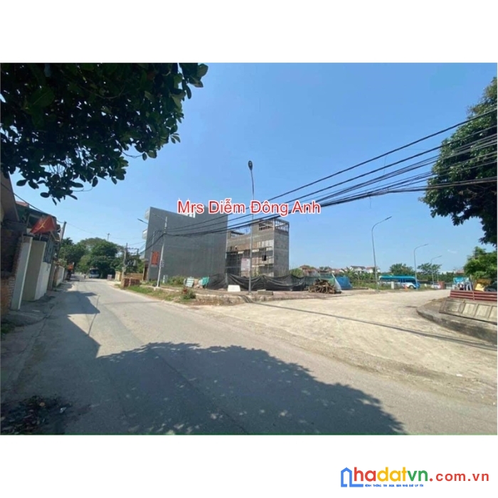 Nhỉnh 4 tỷ, trục chính kinh doanh 96m đất nở hậu thôn đông, việt hùng, đông anh.