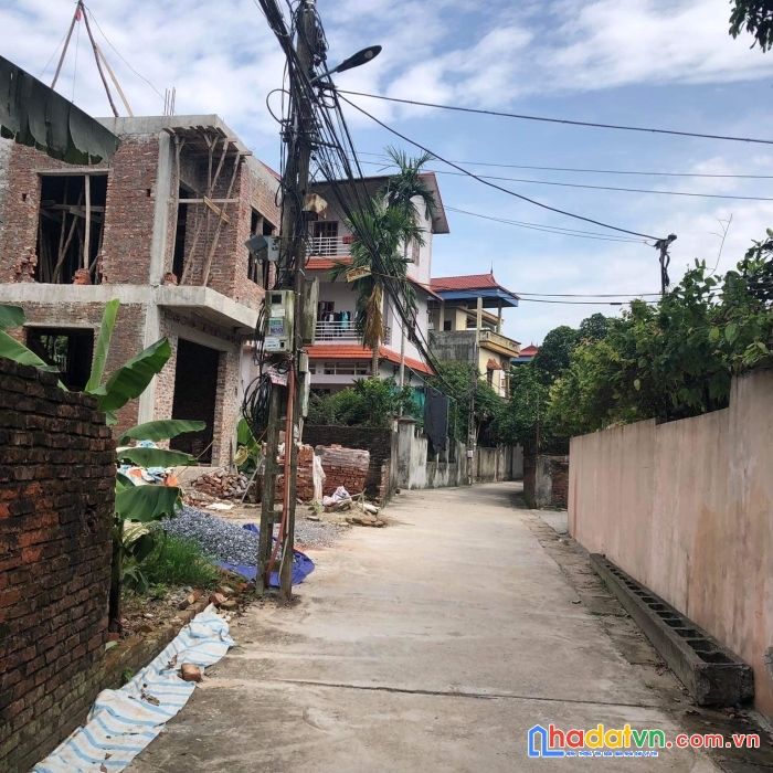 Bán đất hải bối đông anh ngõ thông oto lạng lách  giá 38tr