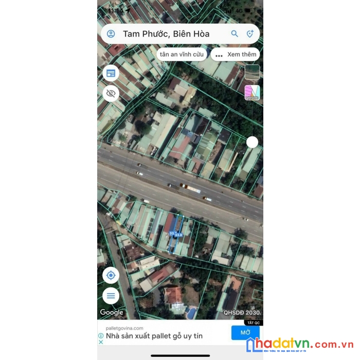 Nhà mt quốc lộ 51, p.tam phước biên hoà, 2 mặt tiền trước sau, siêu ngộp chỉ 2ty7