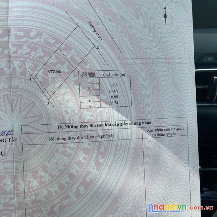 Bán đất biệt thự ven biển lộc an huyện đất đỏ cách biển 1km diện tích 195m ngang hơn 8 giá chỉ 2