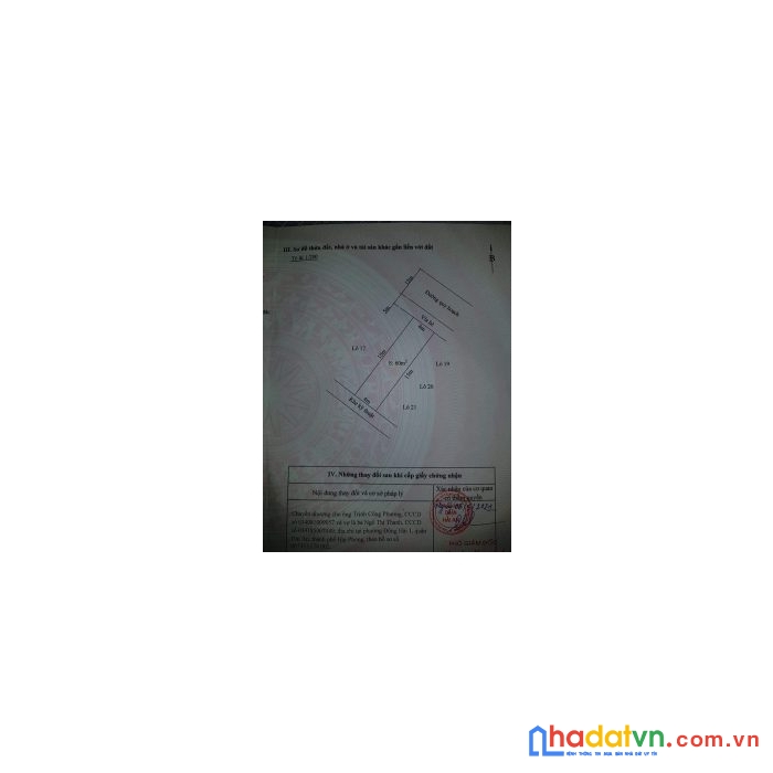 Chính chủ cần bán đất vị trí đẹp tại hải phòng