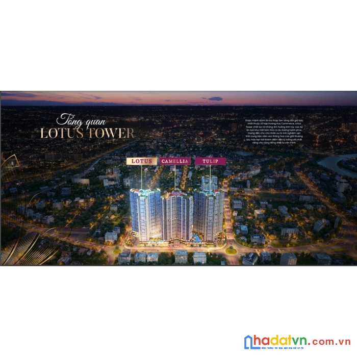 Bán căn hộ 3 phòng ngủ hoang huy commerce hướng đông nam