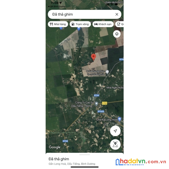 Duy nhất 1 lô dành cho nhà đầu tư tại xã long hòa, huyện dầu tiếng - bình dương