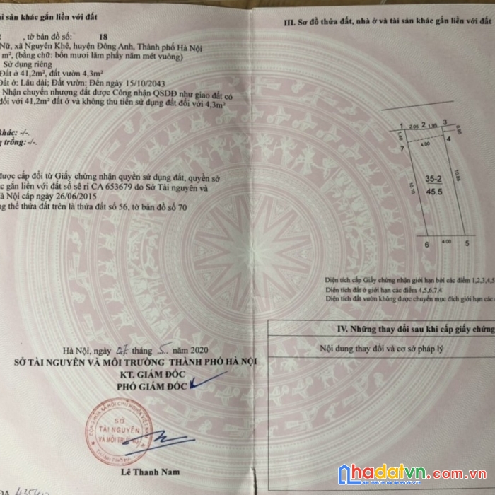 Bán nhà gần khucoong nghiệp nghiên khê - vùng lõi trung tâm thành phố thông minh lên quận đông anh