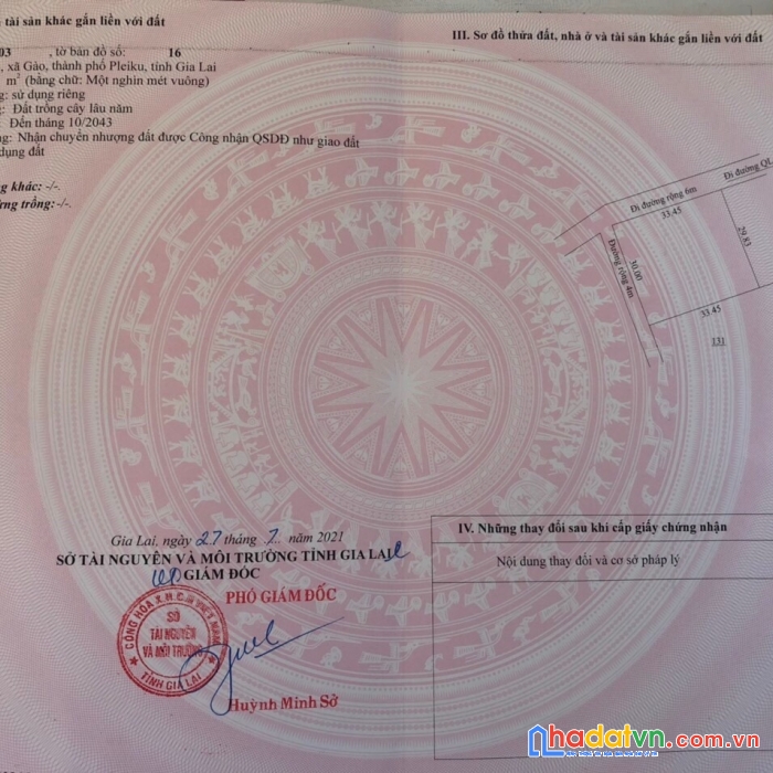 Cần bán gấp lô đất vị trí đẹp tại xã gào, tp pleiku, gia lai