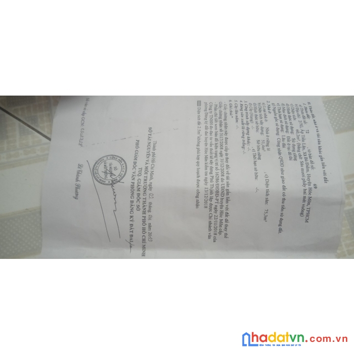 Cần tiền bán gấp nhà bà điểm , hóc môn - thiện chí là bán