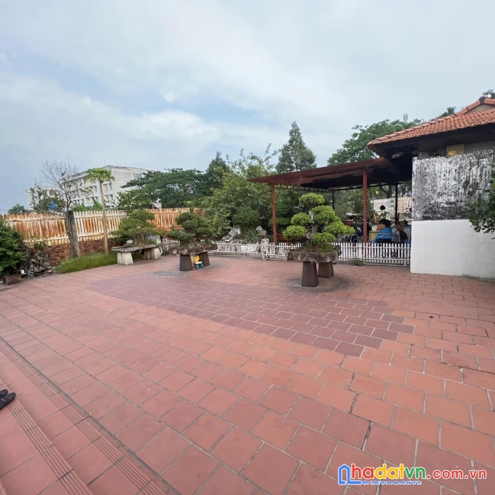 800m2 nhà gỗ cổ, mái ngói ghạch đỏ, cột gỗ quý giá chỉ 12 tỷ.