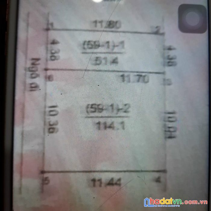 Cần bán 51,4m2 đất ở lâu dài tại thôn quyết tiến, xã vân côn ,hoài đức, hà nội