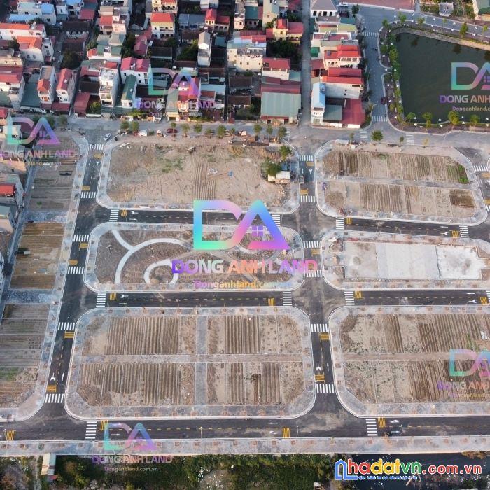Bán đất đấu giá x6 hà lỗ liên hà đông anh view công viên
