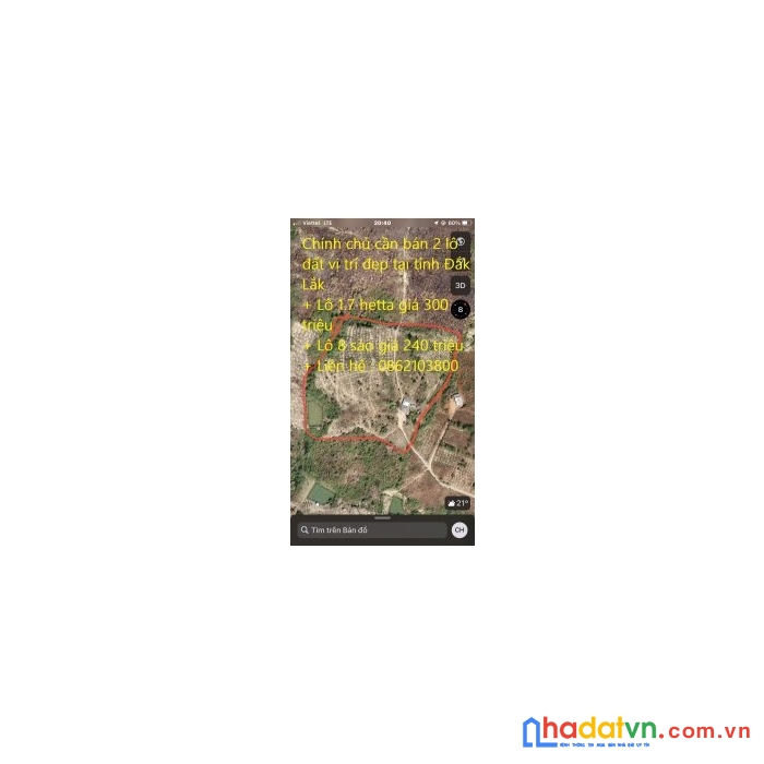 Chính chủ cần bán 2 lô đất vị trí đẹp tại tỉnh đắk lắk