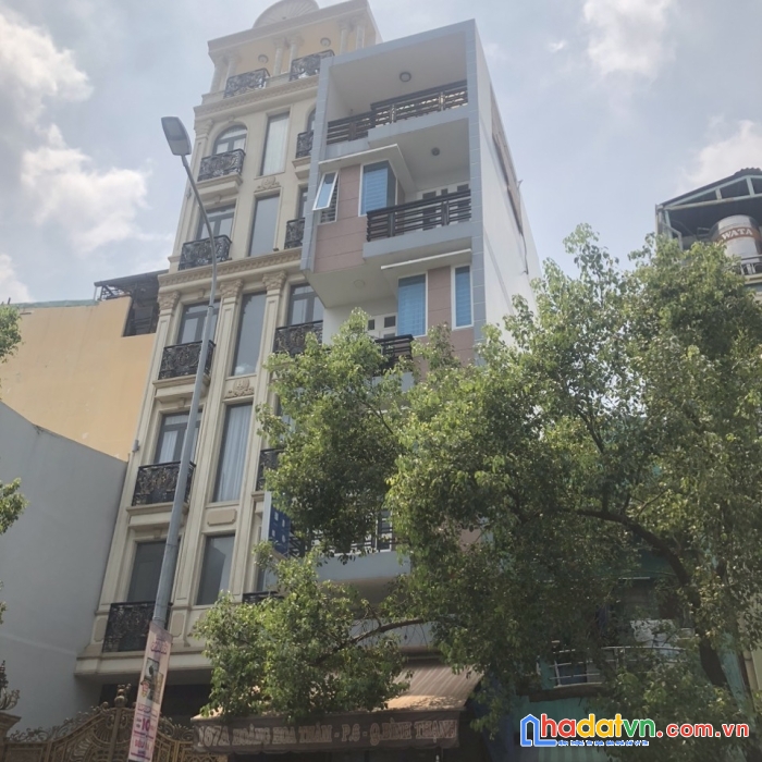 Mặt tiền hoàng hoa thám p6 bình thạnh 6 tầng 21,5 tỷ