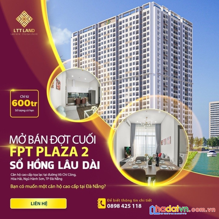Lý do để sở hữa ngay căn hộ chung cư fpt plaza đà nẵng