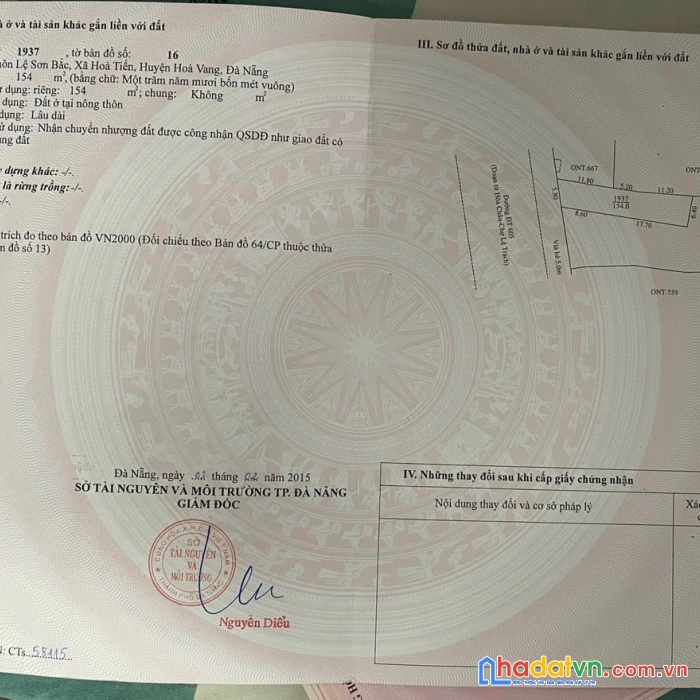 Sở hữu ngay 3 lô đất đẹp  đắc địa tại hòa vang - tp đà nẵng