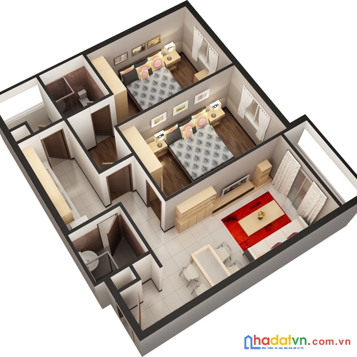 Kẹt tiền bán gấp căn hộ 70m2 2pn tại nguyễn văn linh, bình chánh. 1 tỷ 50 triệu bao thuế phí