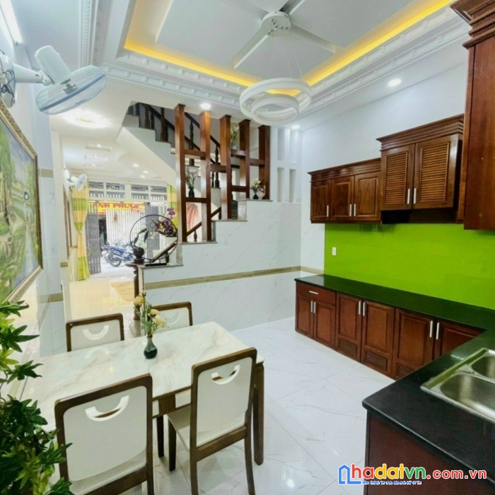 Cho thuê nhà nguyên căn phạm văn chiêu gò vấp hẻm xe tải 15 triệu